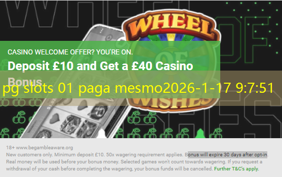 pg slots 01 paga mesmo